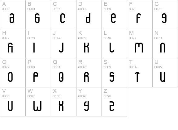 Mountaintop Milk uppercase A-Z preview