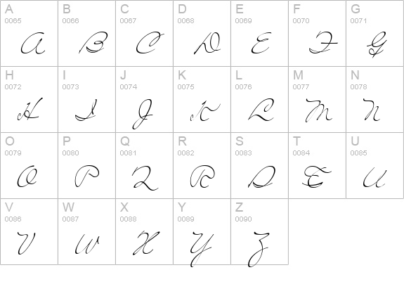Mr Leopolde uppercase A-Z preview
