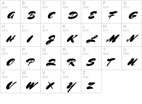 Mr Sheppards uppercase A-Z preview
