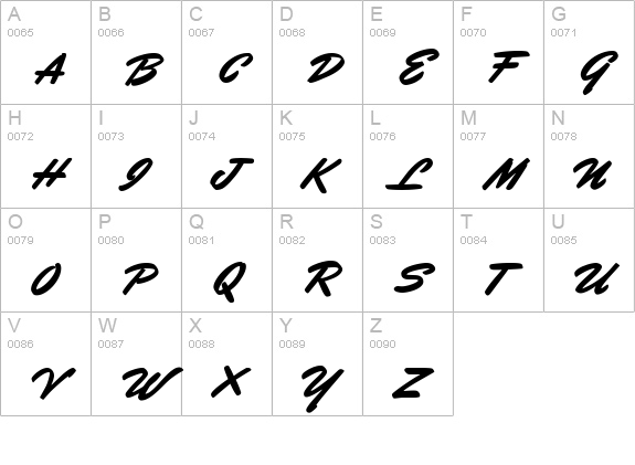 Mr Stalwart uppercase A-Z preview