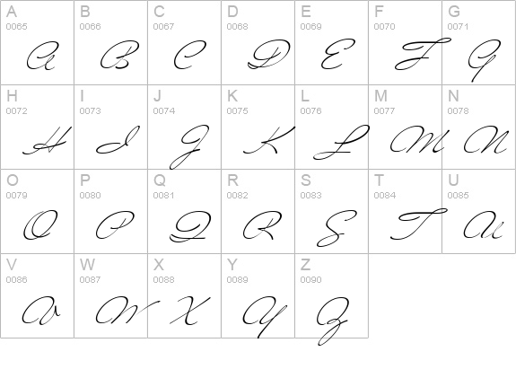 MrBlaketon uppercase A-Z preview