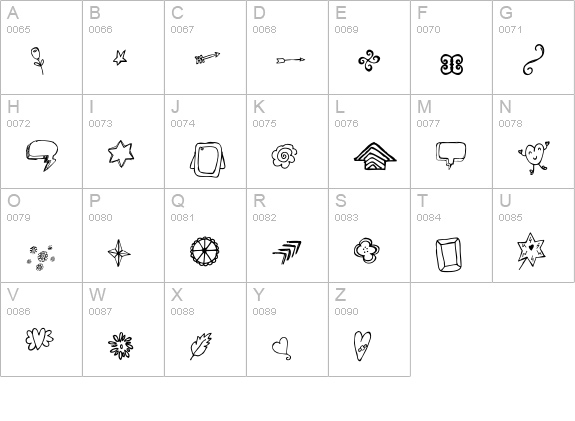 Mrs Doodle & Kids uppercase A-Z preview