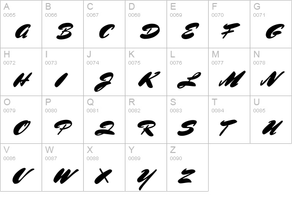 Mrs Sheppards Regular uppercase A-Z preview
