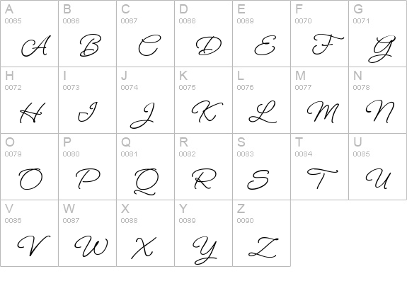 MsMadi ROB uppercase A-Z preview