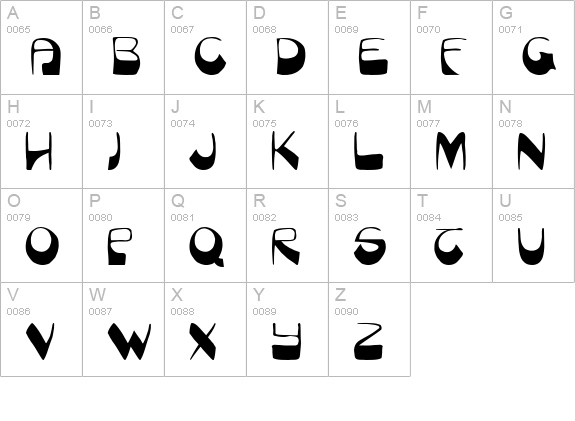 Munich uppercase A-Z preview