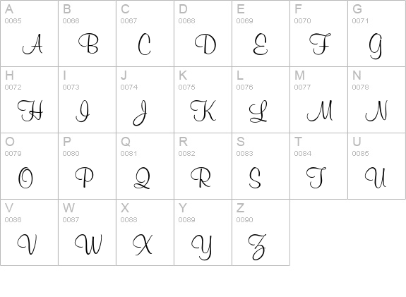 Murray Hill uppercase A-Z preview