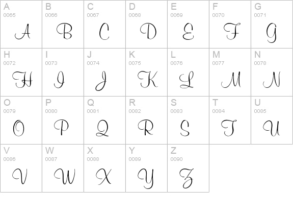 MurrayHill uppercase A-Z preview