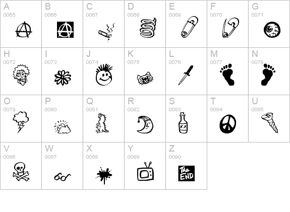 MW Ding-A-Lings uppercase A-Z preview