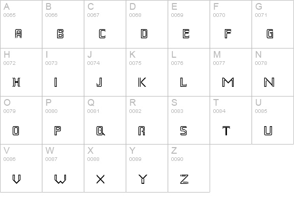 My Best Friend Regular uppercase A-Z preview