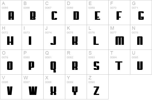 My Puma uppercase A-Z preview