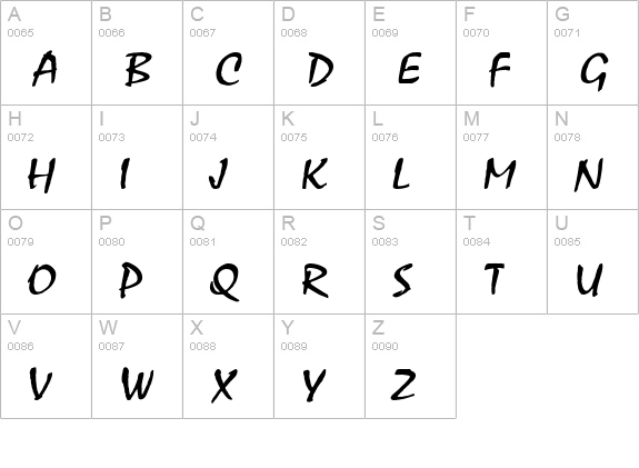 Mystic Wide Normal uppercase A-Z preview