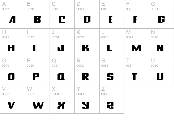 National Express Expanded uppercase A-Z preview