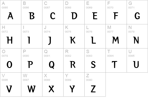 NatWest-Bold uppercase A-Z preview