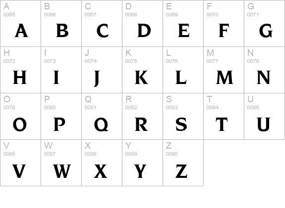 Navarro-BoldItalic uppercase A-Z preview