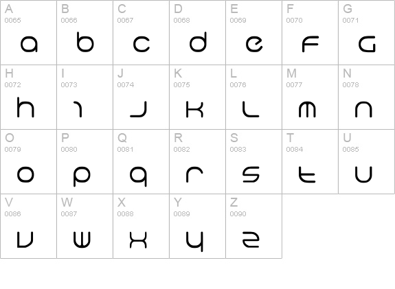 neo-geo uppercase A-Z preview