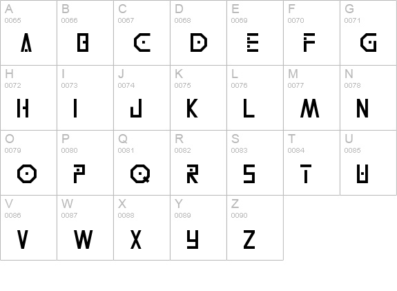 Neon Adventure
 uppercase A-Z preview
