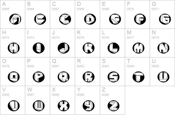 NeoPanButtons uppercase A-Z preview