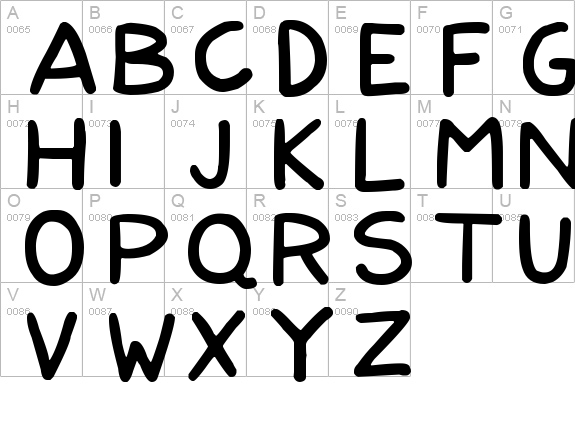 Nerdy Norms
 uppercase A-Z preview