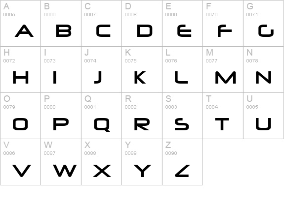 Neuropolitical uppercase A-Z preview