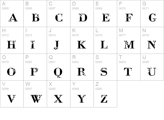 Neurotoxin uppercase A-Z preview