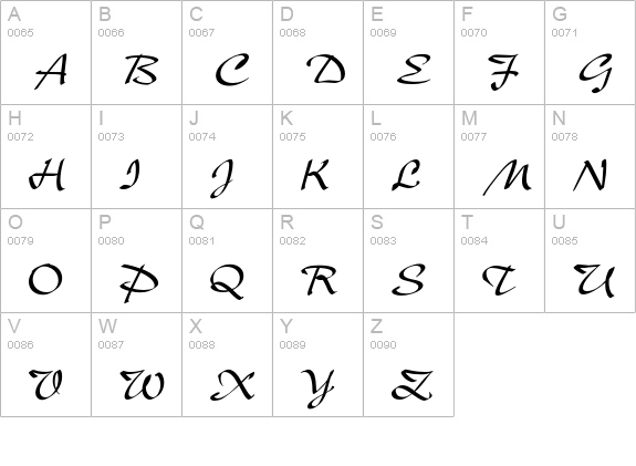 New Berolina uppercase A-Z preview