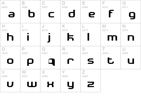 New Detroit uppercase A-Z preview