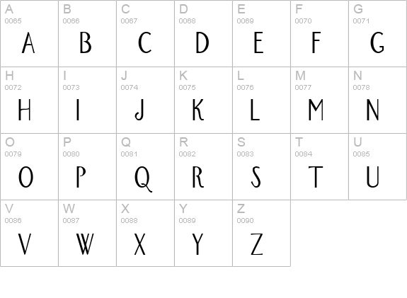 New York-Condensed Normal uppercase A-Z preview