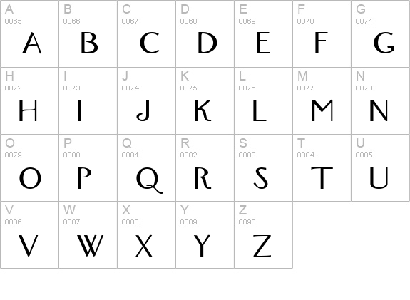 New York-Extended Normal uppercase A-Z preview