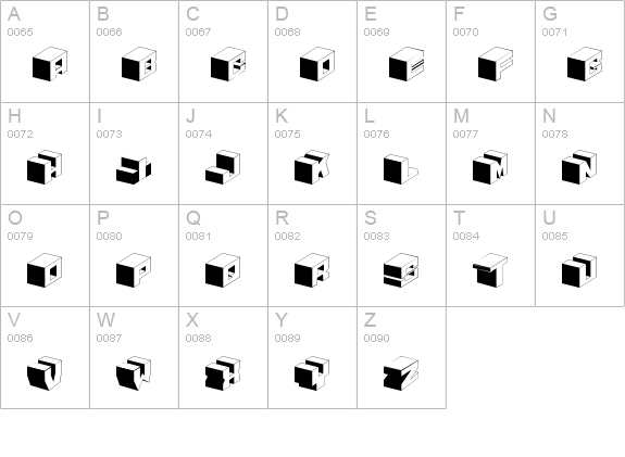 NewKids Normal uppercase A-Z preview