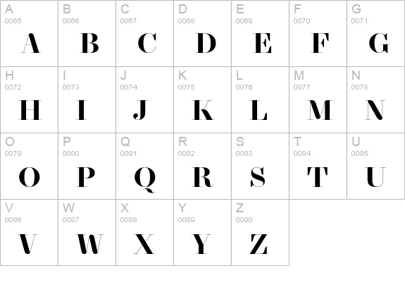 NewParis KingSize Bold uppercase A-Z preview