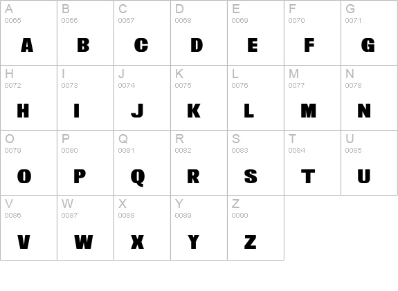 News of the World Regular uppercase A-Z preview