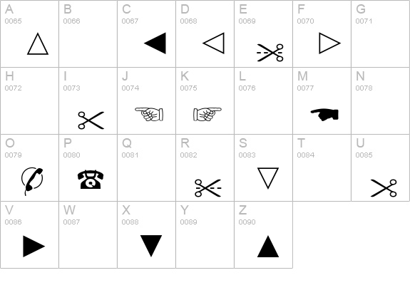 Newspaper Pi uppercase A-Z preview