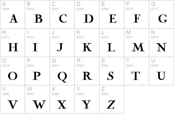 NicolasCocTBla uppercase A-Z preview