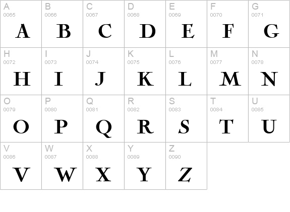 NicolasCocTEEBla uppercase A-Z preview