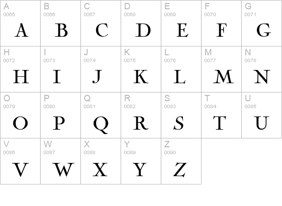 NicolasCocTEEReg uppercase A-Z preview