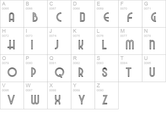 Night At The Opera NF uppercase A-Z preview