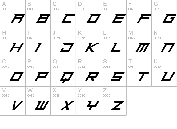 Ninja Rush
 uppercase A-Z preview