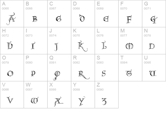 Noel uppercase A-Z preview