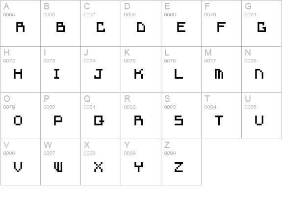 nontoxic_ggoggo uppercase A-Z preview