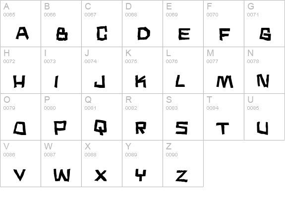 Noodle soup uppercase A-Z preview