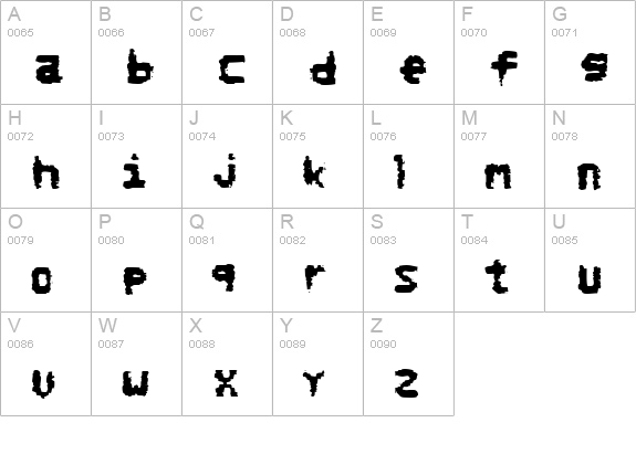 NoRefunds uppercase A-Z preview