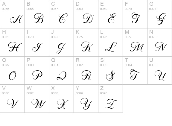NotnorvalHmk uppercase A-Z preview