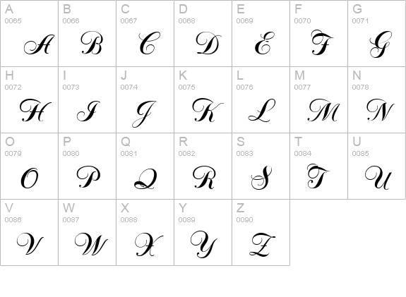NotnorvalHmkBold uppercase A-Z preview