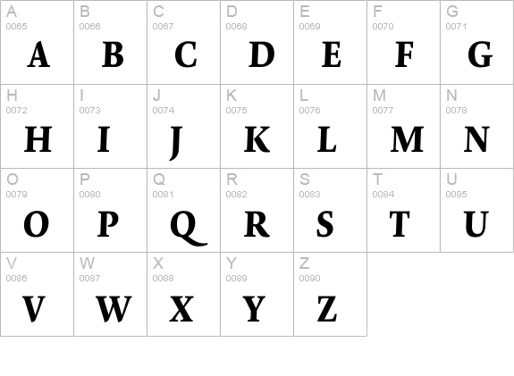 Novel Pro ExtraBold It uppercase A-Z preview
