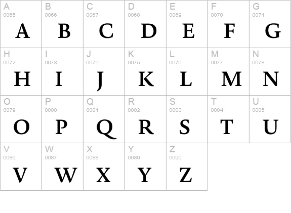 Novel Pro SemiBold uppercase A-Z preview
