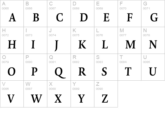 Novel Pro SemiBold It uppercase A-Z preview