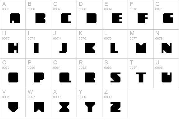 Novum uppercase A-Z preview
