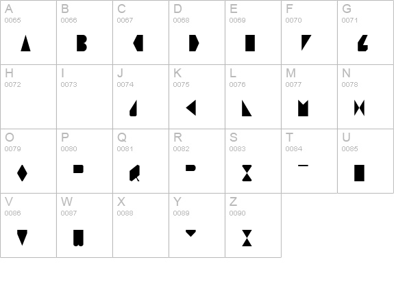 O Regular uppercase A-Z preview