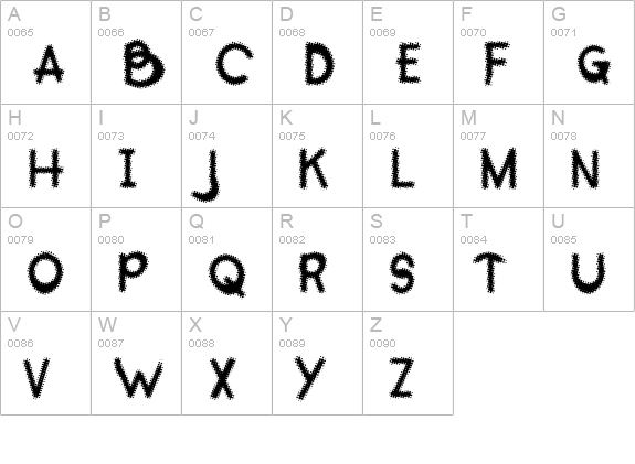 OccidentalDismount-Halftone uppercase A-Z preview