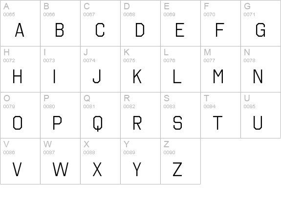 Octin College Bk uppercase A-Z preview